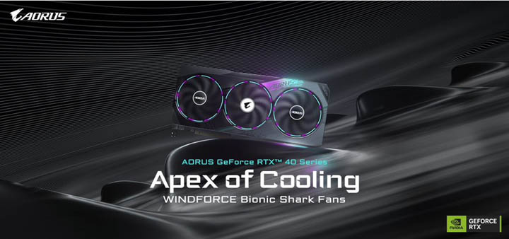 GIGABYTE trình làng card đồ họa AORUS mới nhất dựa trên NVIDIA GeForce RTX 40